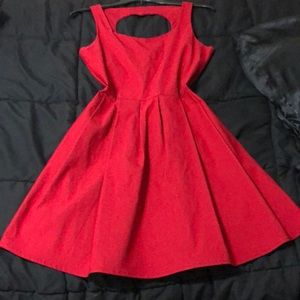 Cute red dress!